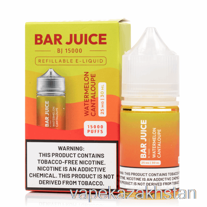 Vape Kazakhstan Watermelon Cantaloupe - Bar Juice - 30mL 25mg